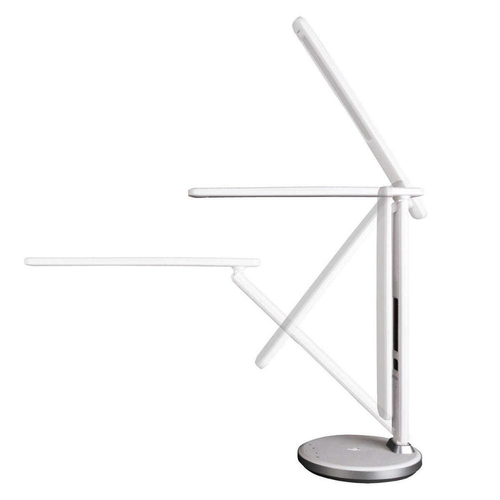 Ottlite Sanitizing Desk Lamp with Clock and Wireless Charging