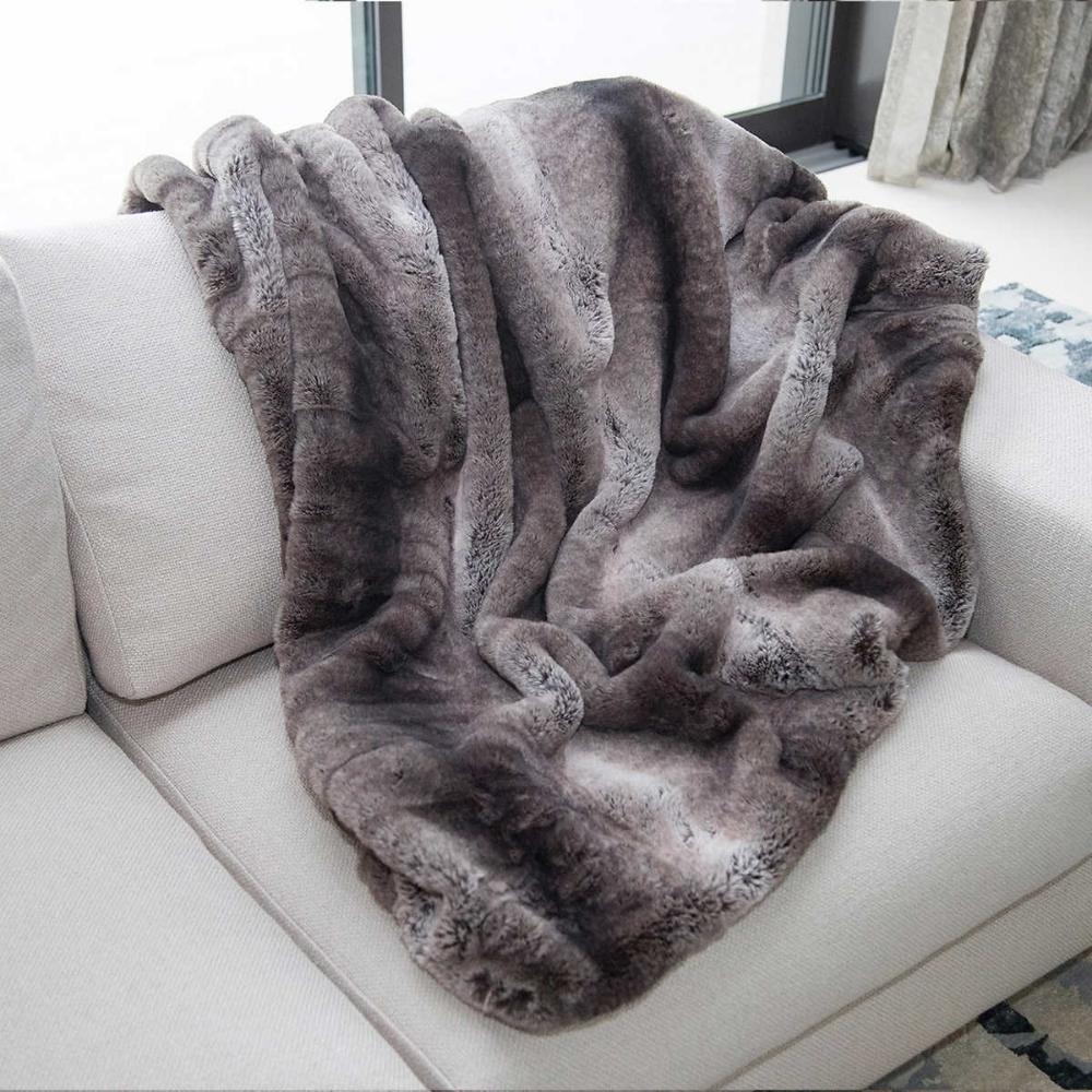 Mon Chateau Faux Fur Throw