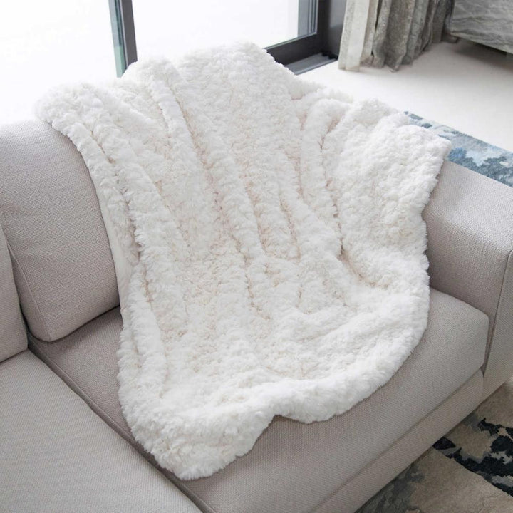Mon Chateau Faux Fur Throw