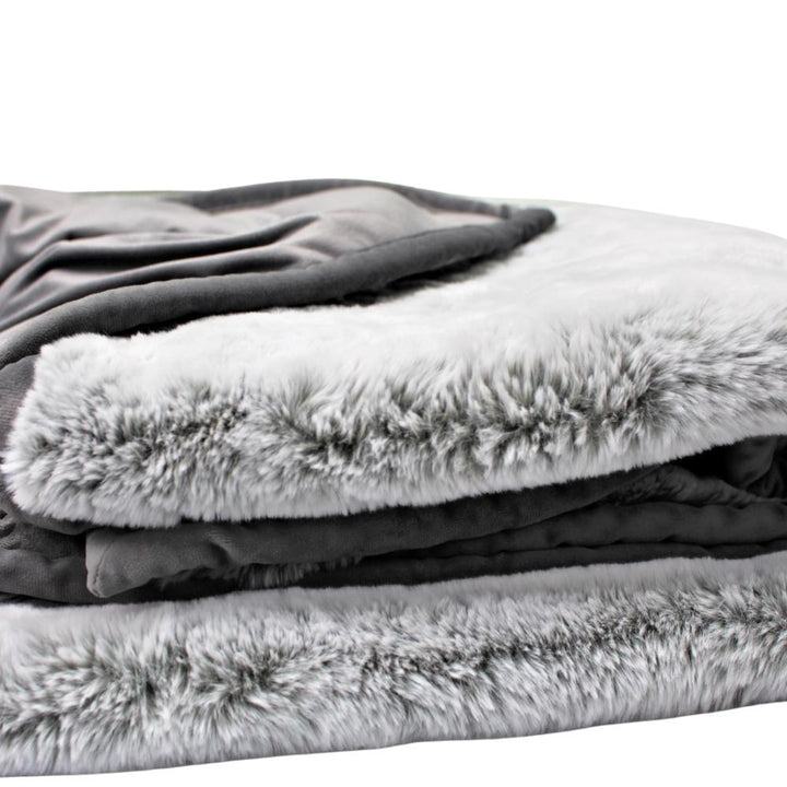Mon Chateau Faux Fur Throw