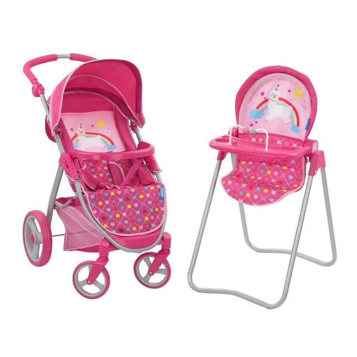 Llamacorn Stroller and Care Set