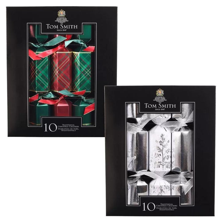 Tom Smith Deluxe Christmas Crackers - 10-Pack