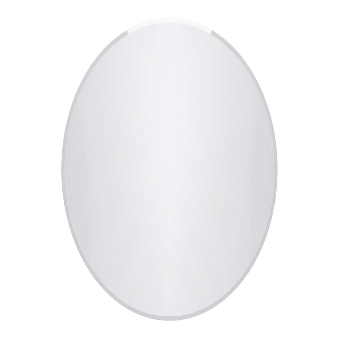 Appollo Lauren 20" x 28" Frameless Beveled Oval Modern Mirror