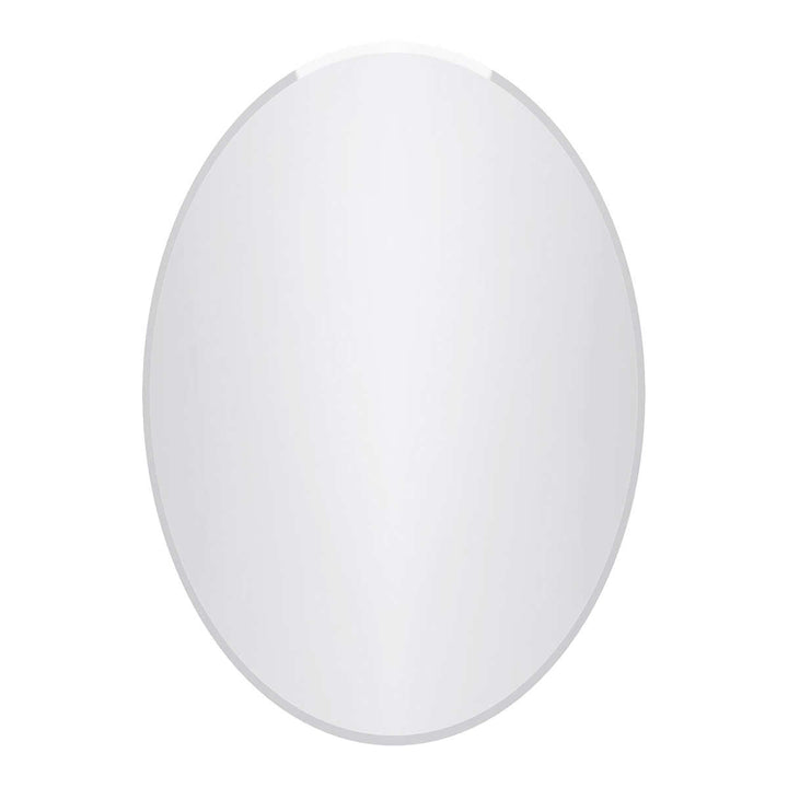 Appollo Lauren 20" x 28" Frameless Beveled Oval Modern Mirror