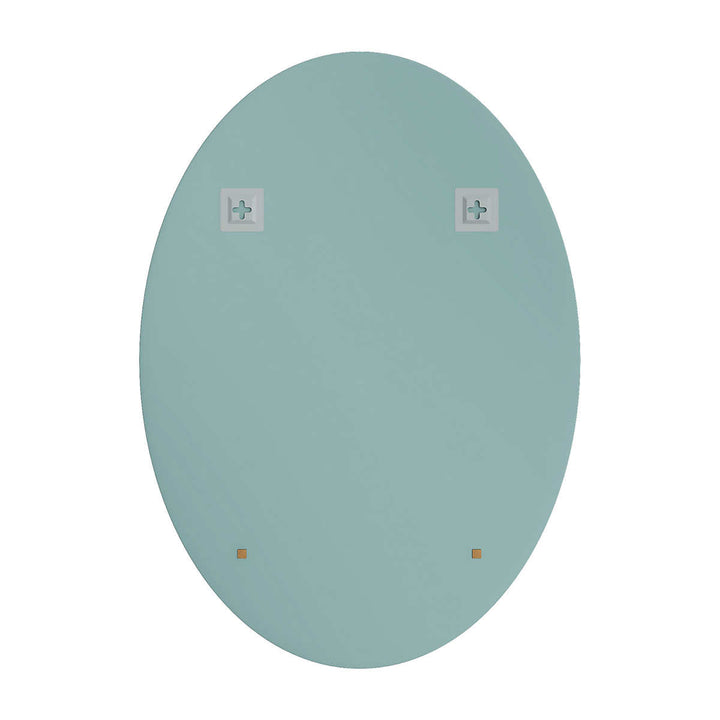 Appollo Lauren 20" x 28" Frameless Beveled Oval Modern Mirror