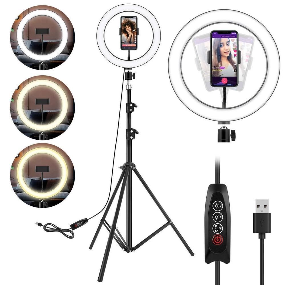 Ergopixel - Trépied style « ring light » au DEL