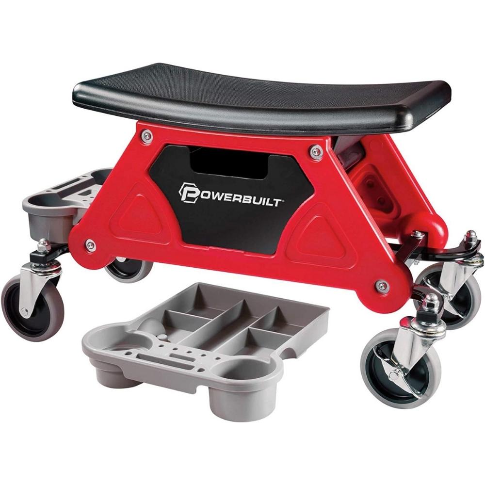 Powerbuilt - Rolling Mechanic's Stool 