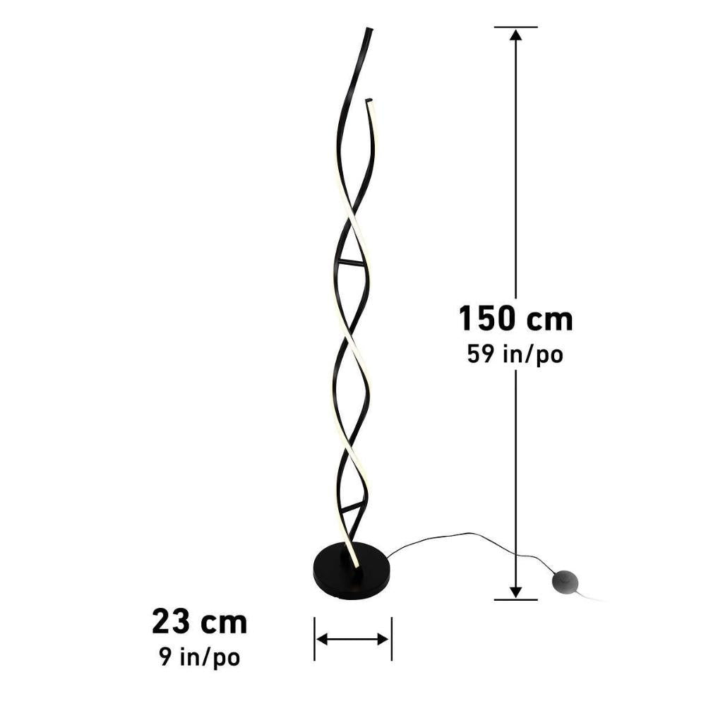 Artika Swirl Modern Floor Lamp