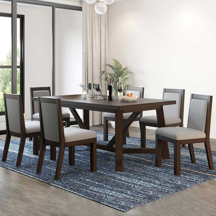 Penzance - 7 Piece Solid Wood Dining Room Set