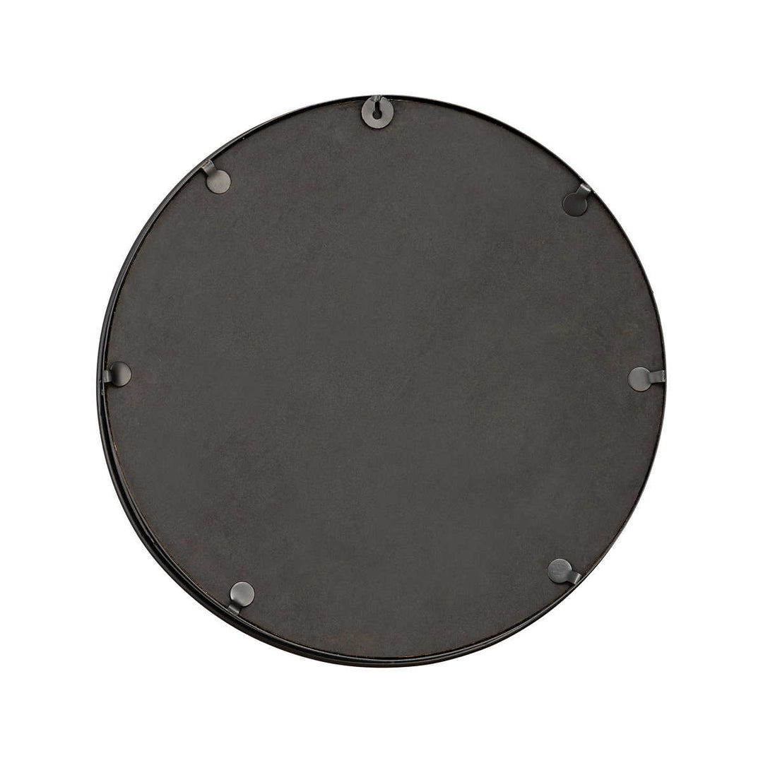 Appollo Munro 19" Modern Round Metal Mirror, Beatrice