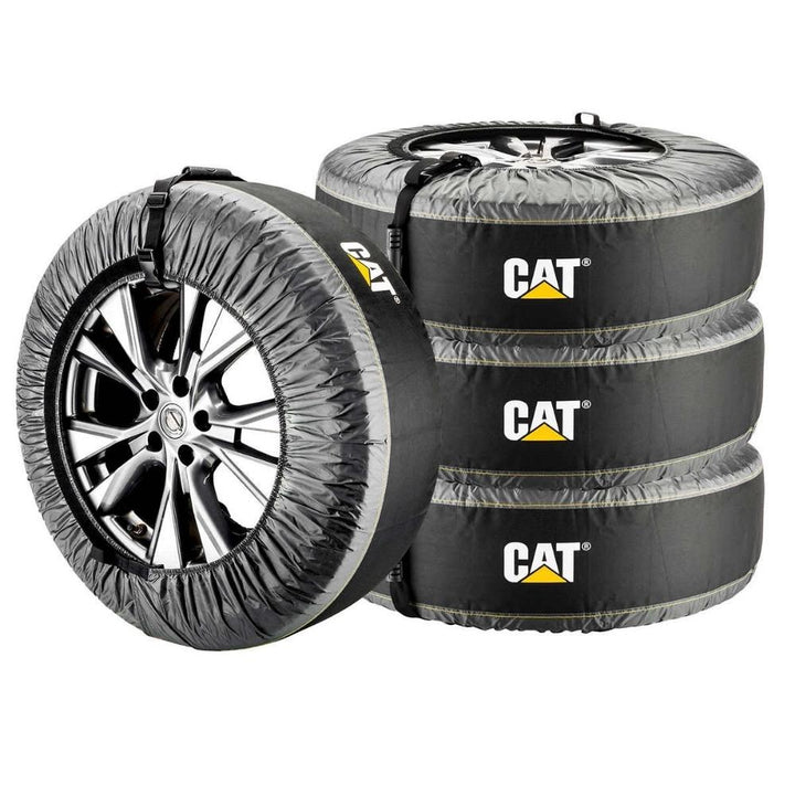 CAT 4-Piece Tire Covers with Tote Handle