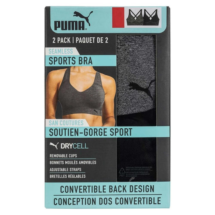 Puma - 2-Pack Women's Convertible Bras