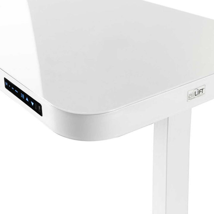 Vancouver Classics - airLIFT - Modern Electric Adjustable Glass Desk