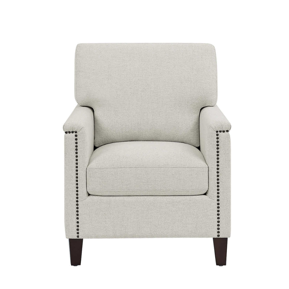 True Modern Fabric Accent Chair