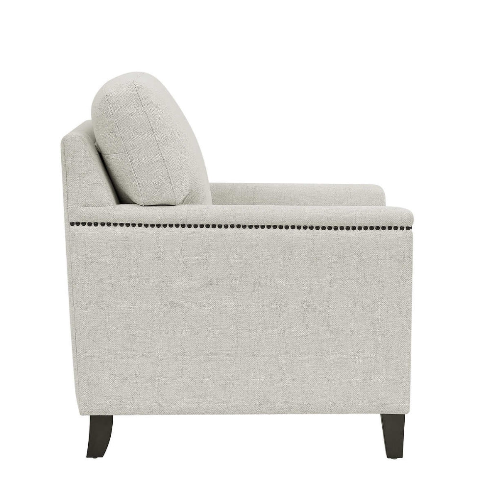 True Modern Fabric Accent Chair