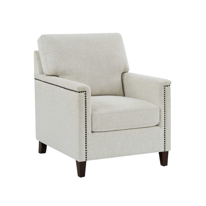 True Modern Fabric Accent Chair