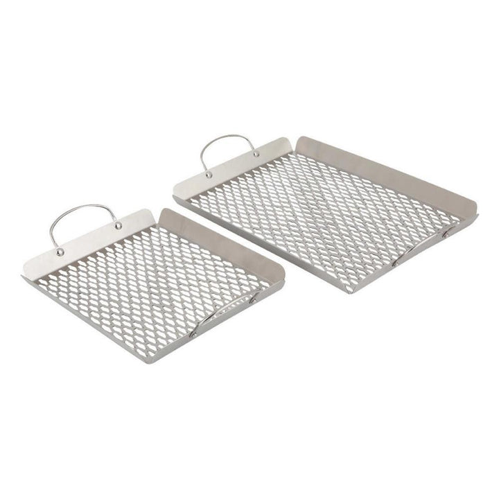 Stainless Steel Grill Baskets - 2-Pack