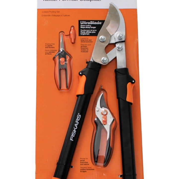 Fiskars 3-Tool Pruning Set