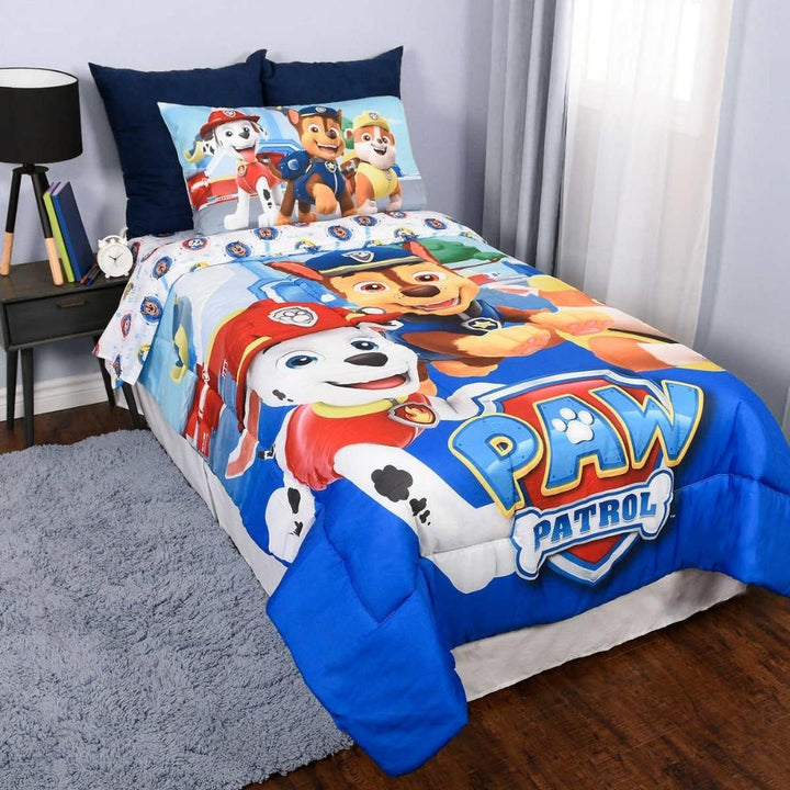Nickelodeon - 4 Piece Comforter and Sheet Set, Paw Patrol