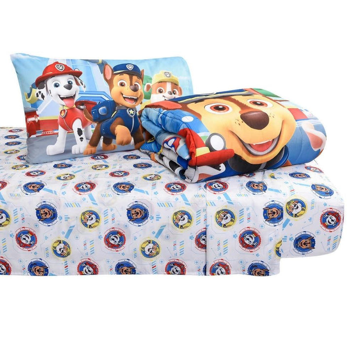 Nickelodeon - 4 Piece Comforter and Sheet Set, Paw Patrol