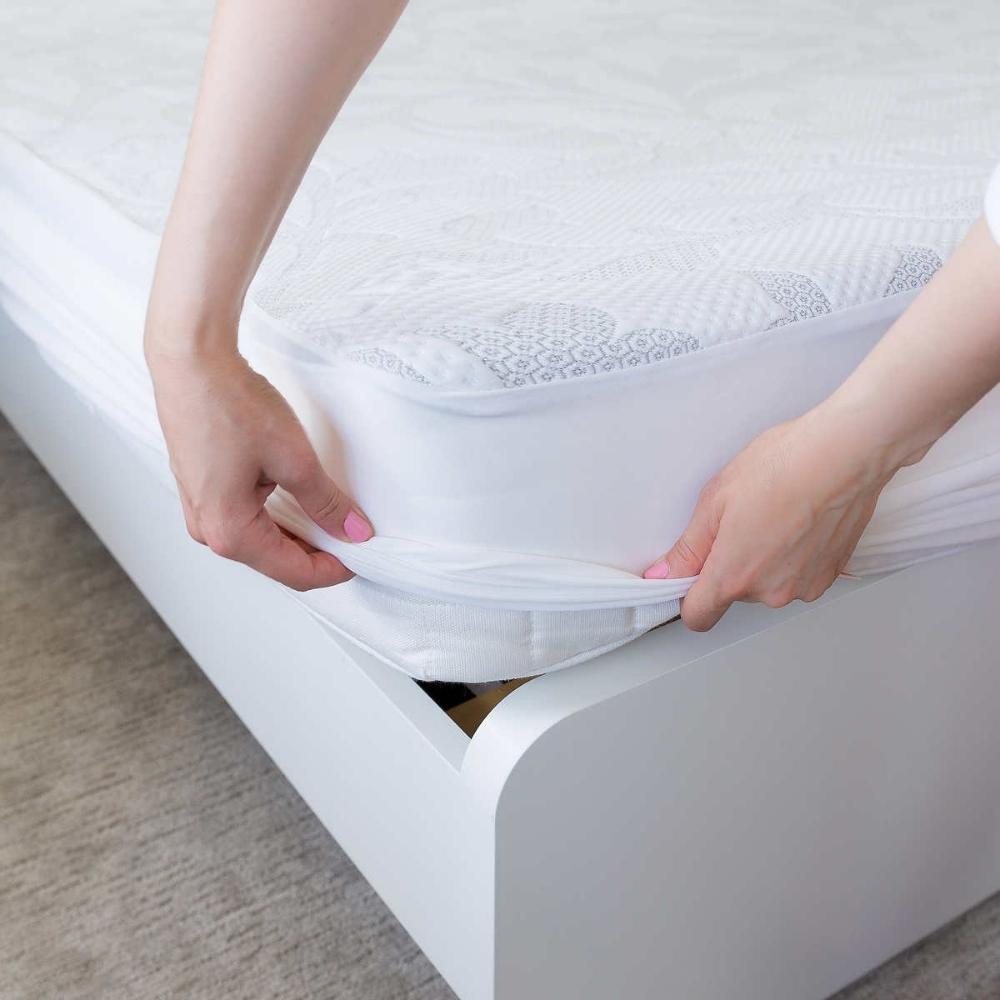 Swiss Comforts Silver Waterproof Mattress and Pillow Protector Set