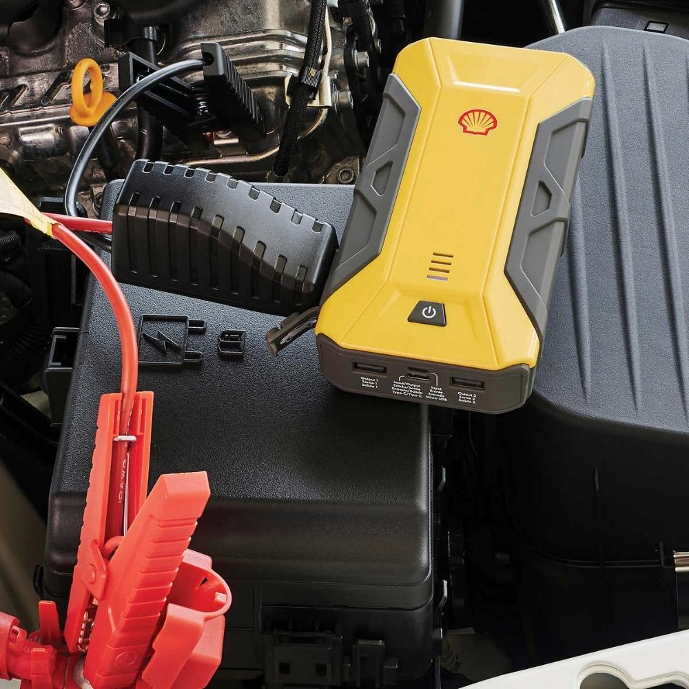 Shell SH912 Jump Starter with 12000 mAh Portable Power Bank Charger