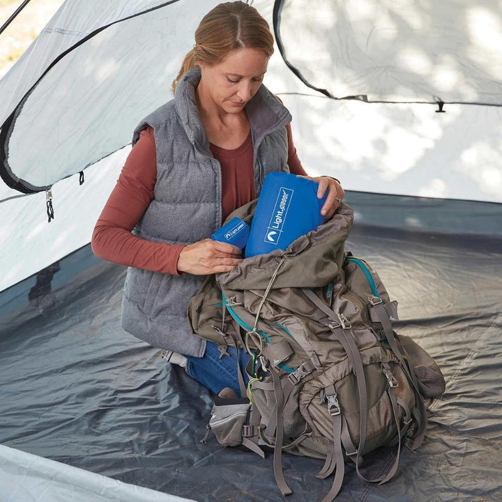 Lightspeed Outdoors Insulated Air Mattress Pad with Pillow
