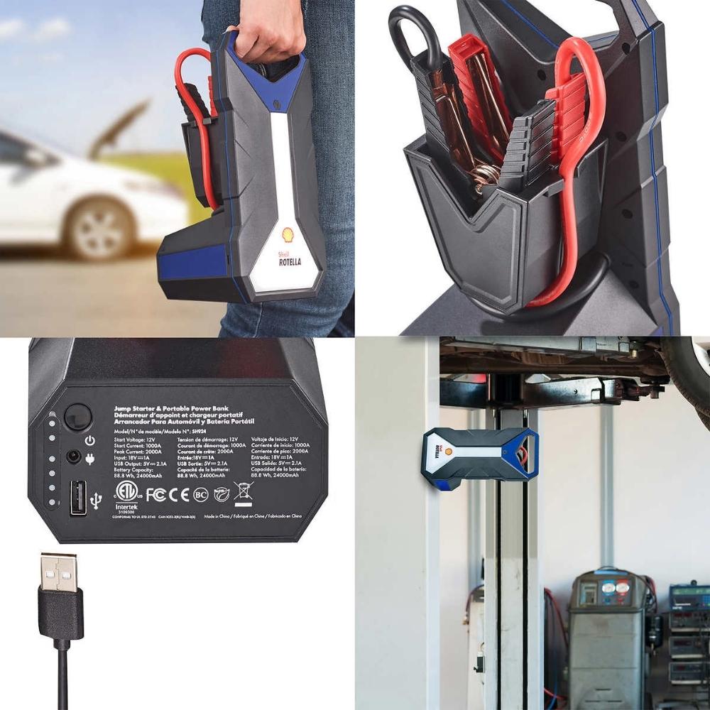 Shell SH924 Jump Starter with 24,000 mAh Power Bank
