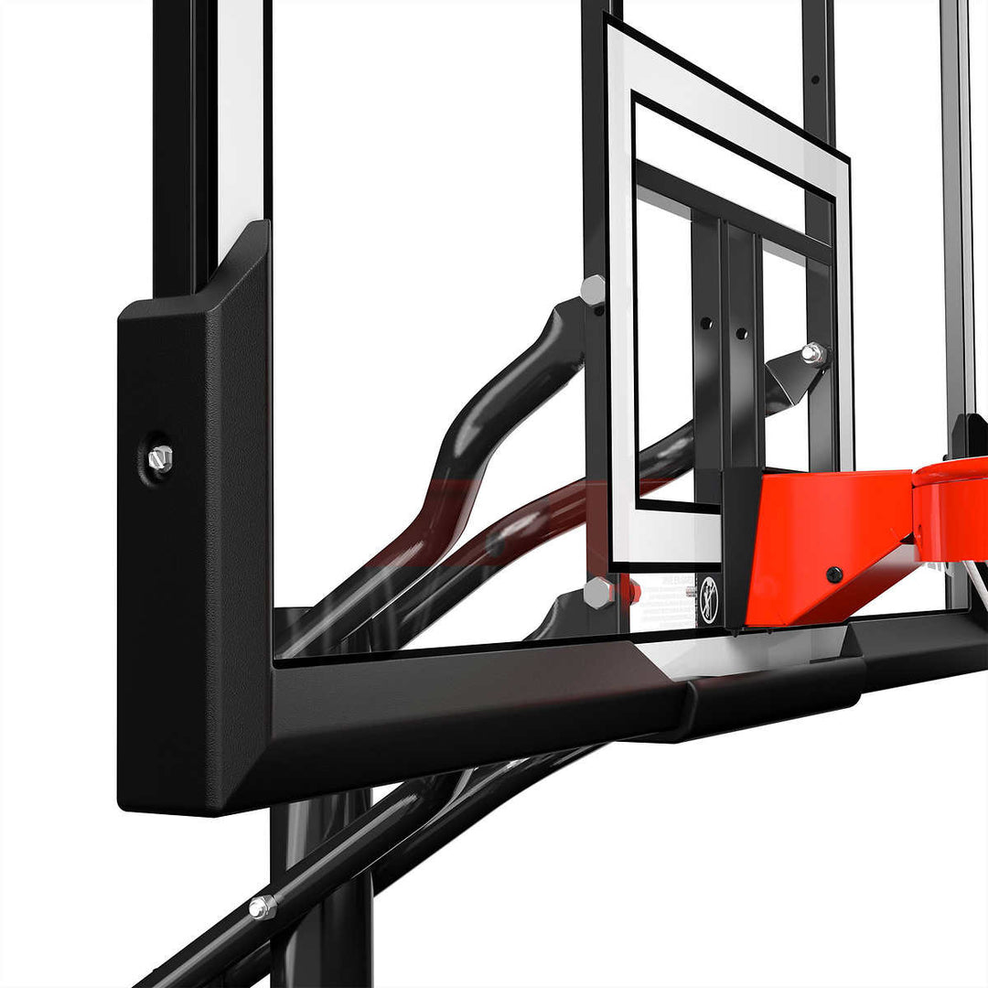 Spalding 54" Accuglide Polycarbonate Portable Basketball System