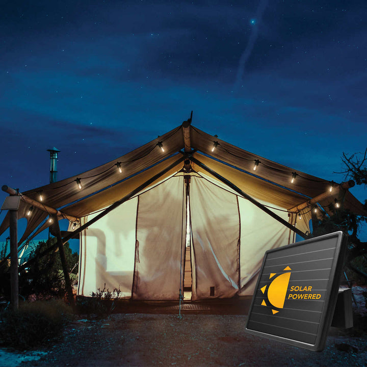 Sunforce 15-Light LED Solar String Lights with Remote 