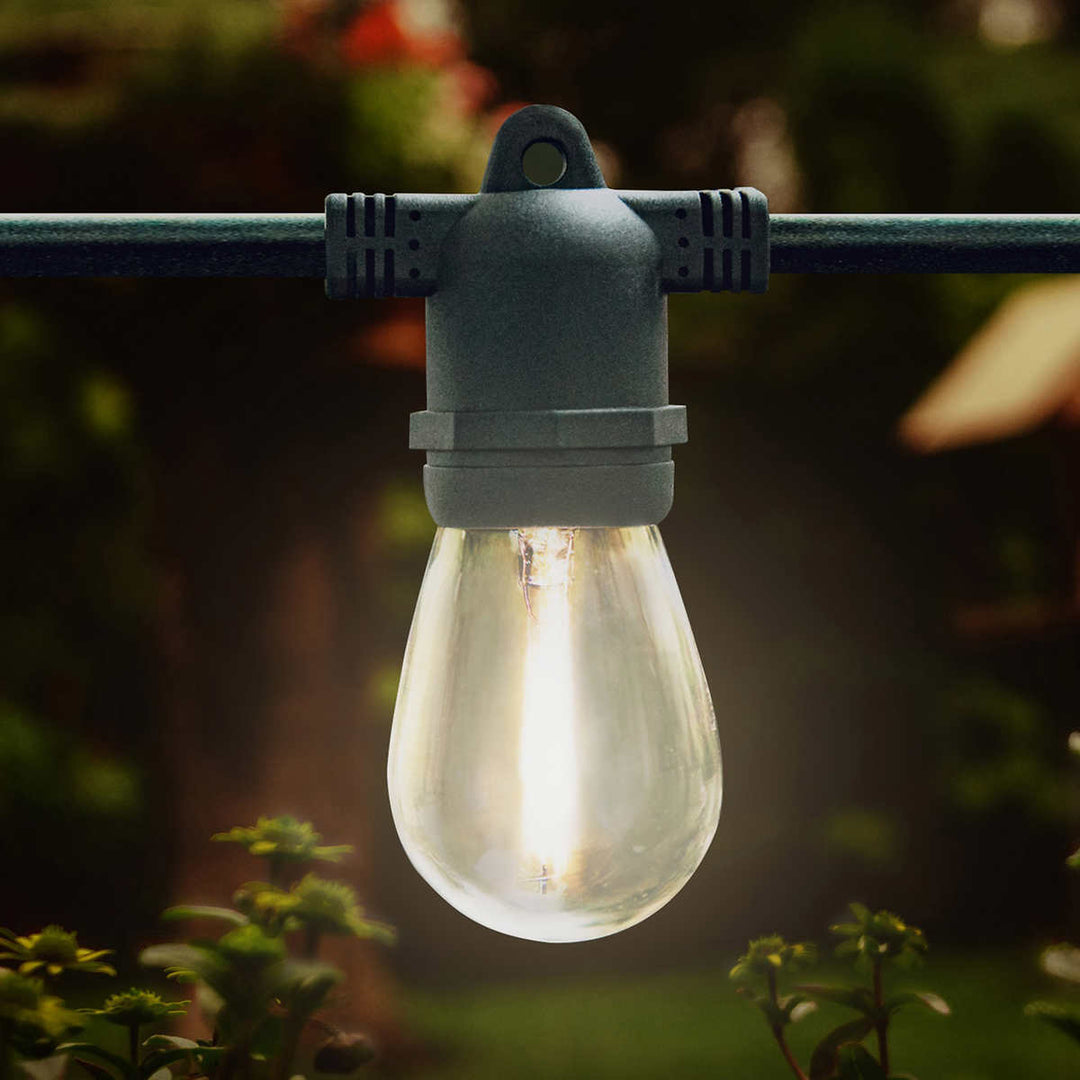 Sunforce 15-Light LED Solar String Lights with Remote 