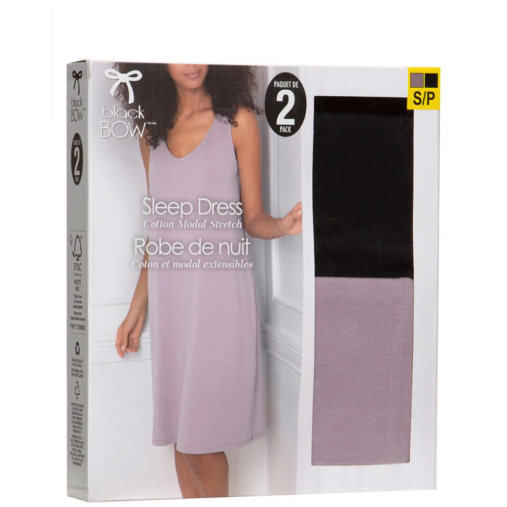 Black Bow Robe - 2-Pack