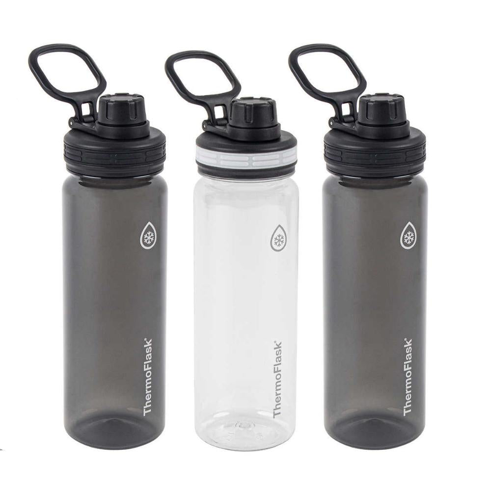 Thermoflask - 709ml (24oz) Tritan Water Bottles, 3 Pack