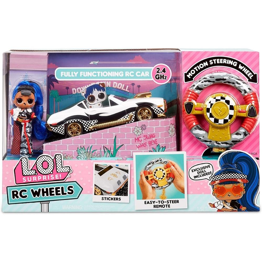 L.O.L. Surprise - RC Wheels - Voiture télécommandée avec poupée en édition limitée