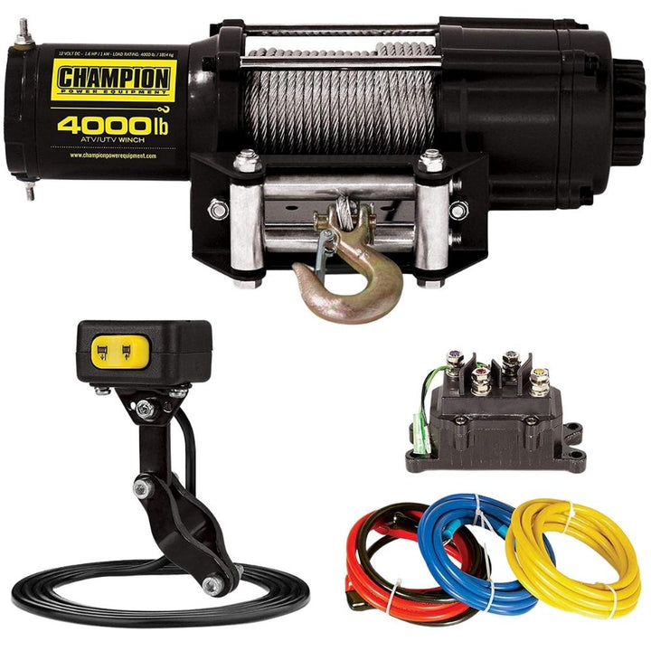 Champion 14001 1814kg 12V DC ATV/UTV Winch Kit 