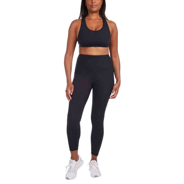 Danskin - Leggings 7/8 à taille haute