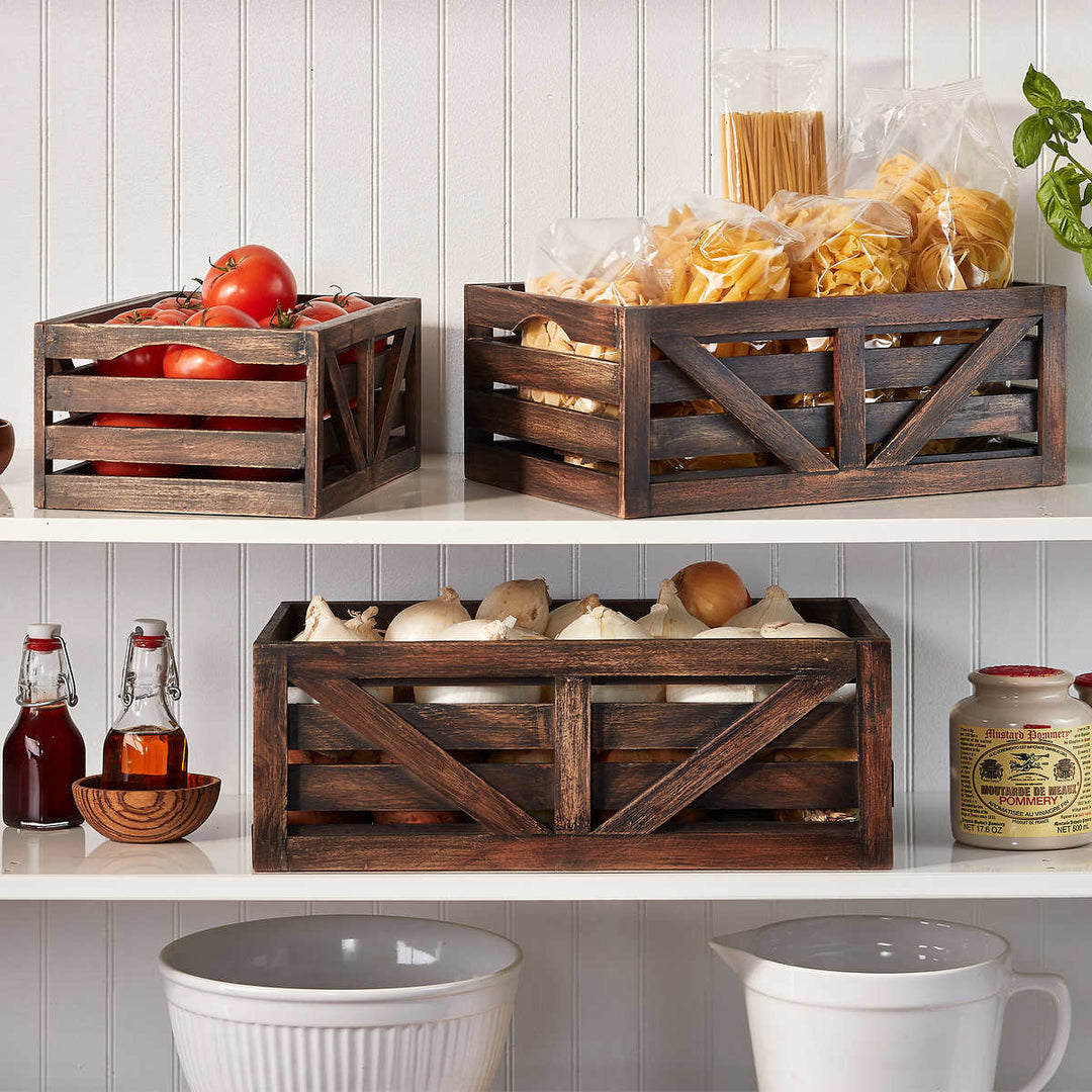 Mesa - Wood box, 3 pieces