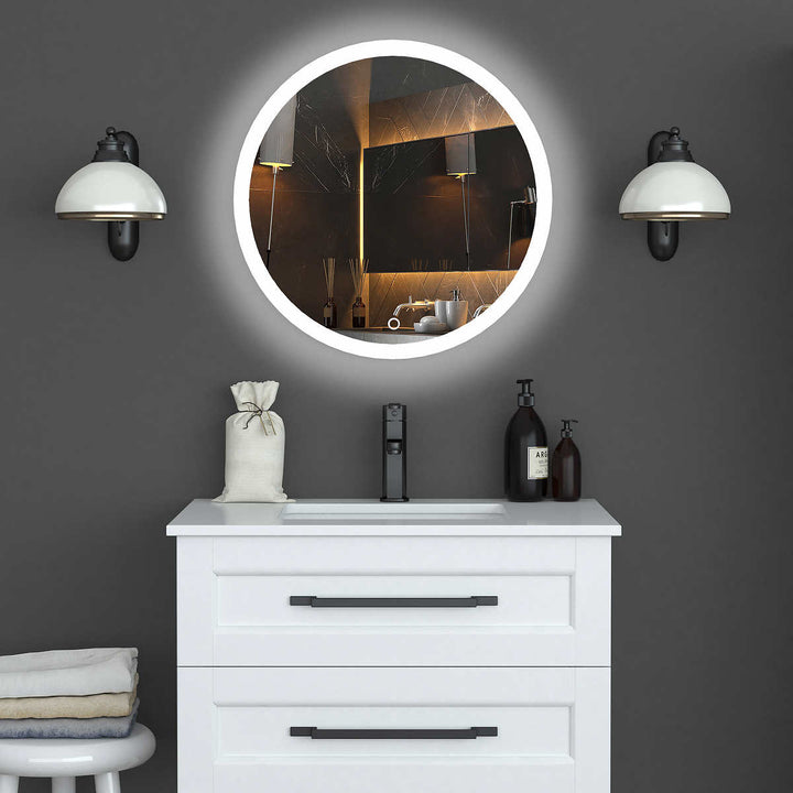 Apollo 24" Ivy Round LED Mirror