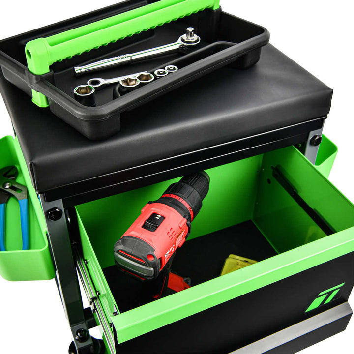 TrekTerra - Workshop stool with tool storage 
