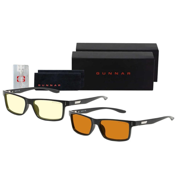 Gunnar Set of 2 Computer and Gaming Glasses, Vertex Blue Light 
