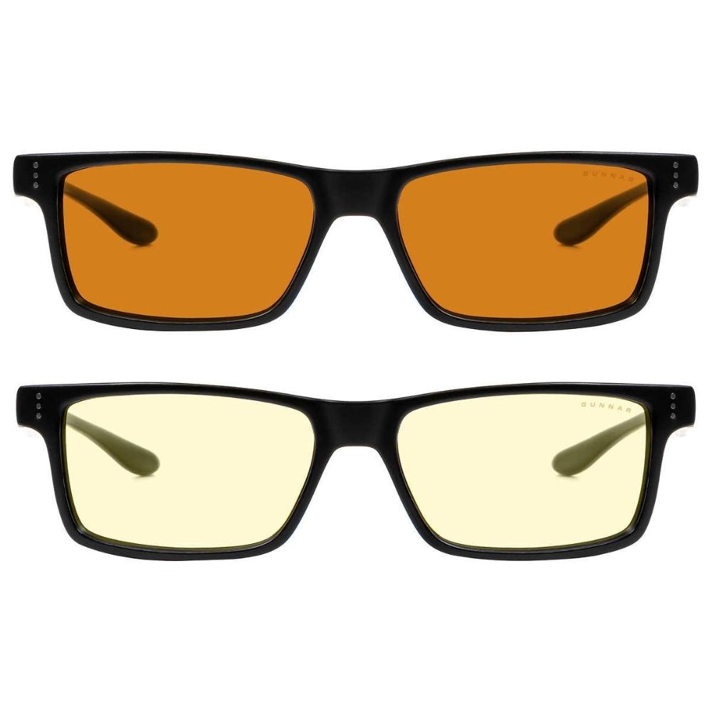 Gunnar Set of 2 Computer and Gaming Glasses, Vertex Blue Light 