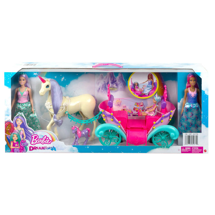 Barbie - Dreamtopia Dolls and Carriage
