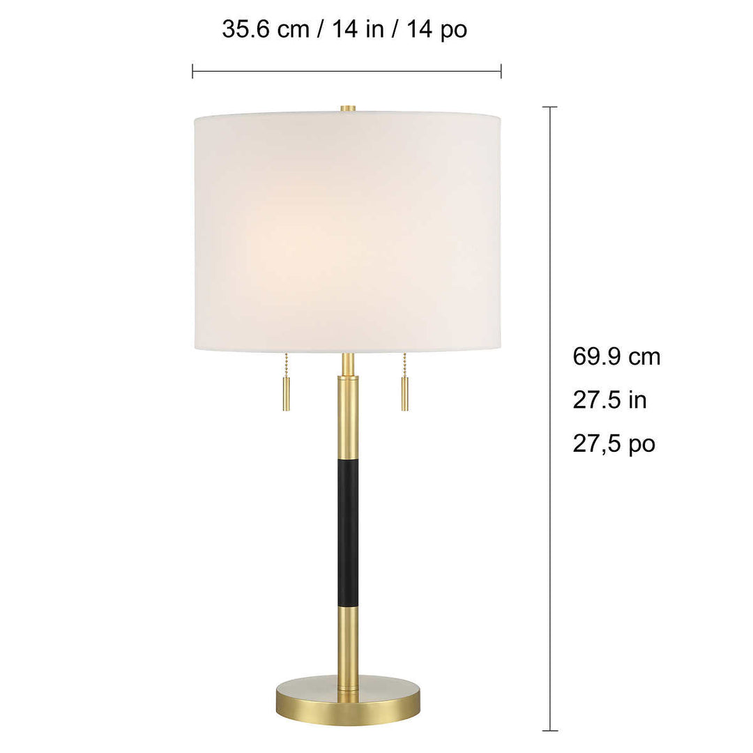 Bridgeport Designs - Set of 2 Floor Lamps with Double Pull Chain