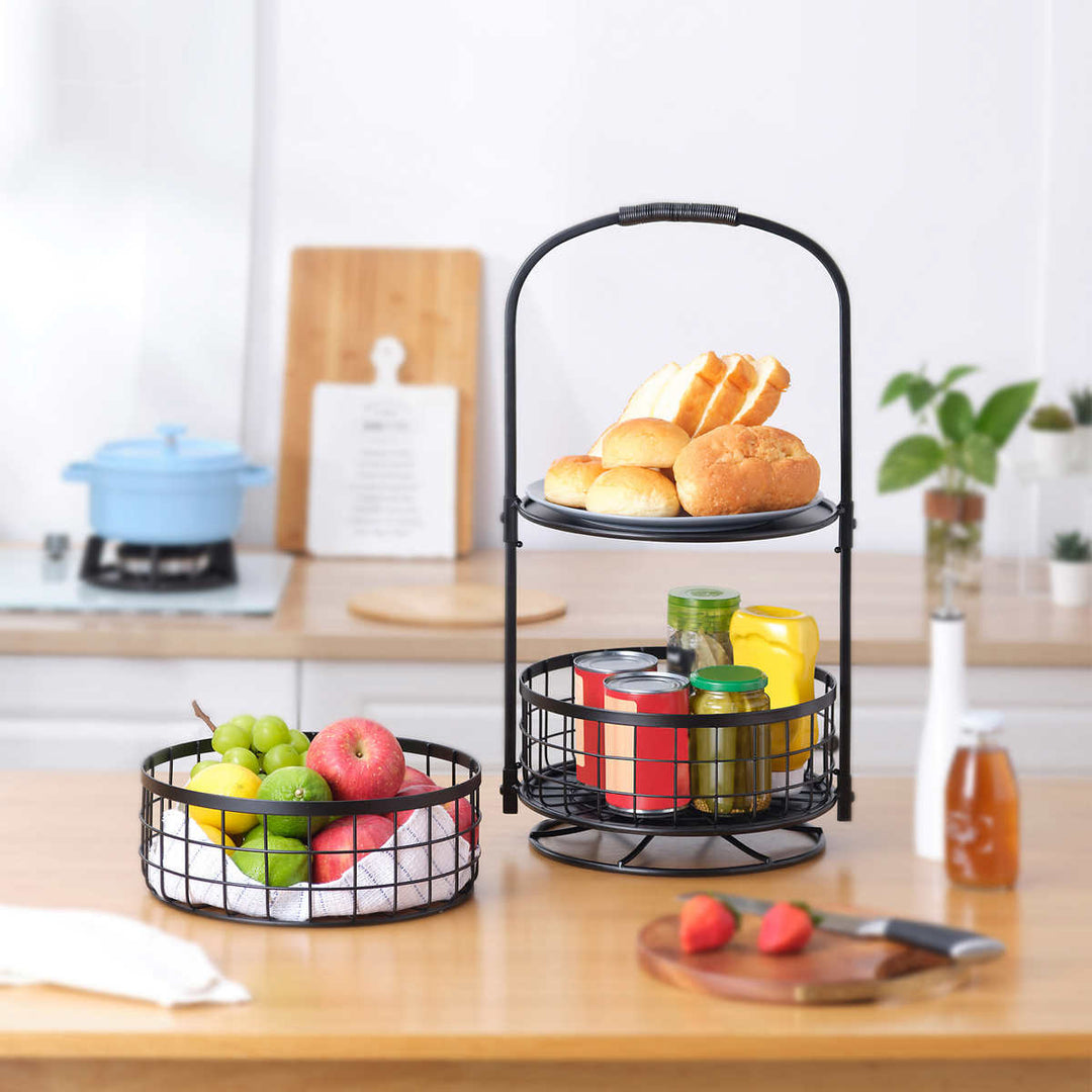 Building - 2 Tier Rotating Basket 