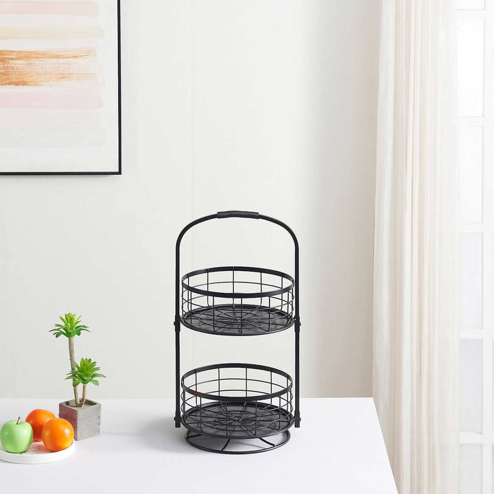Building - 2 Tier Rotating Basket 