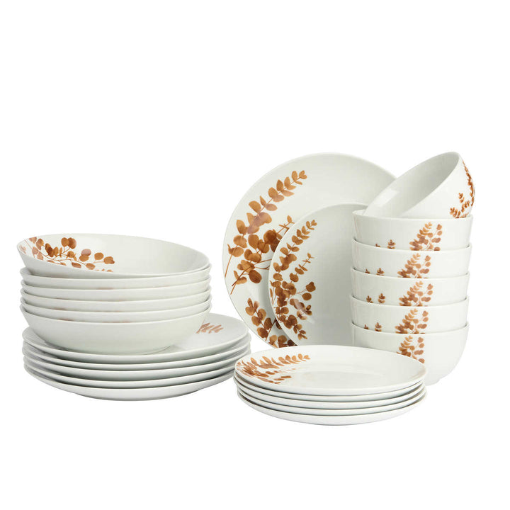 Trudeau - Porcelain dinnerware set, 24-piece 