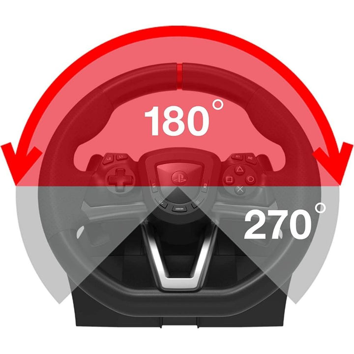 Playstation - Apex Racing Wheel for Playstation 5, PlayStation 4 and PC - Compatible with Gran Turismo 7 