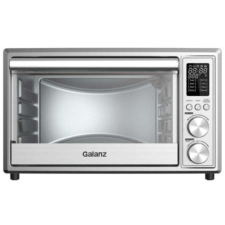 Galanz - Digital toaster oven for 6 slices, hot air, stainless steel