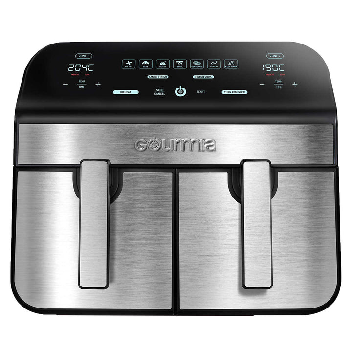 Gourmia - 9.4 L (10 qt) Digital Air Fryer with Two Baskets