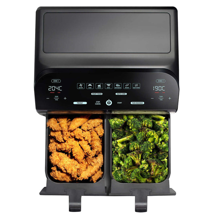 Gourmia - 9.4 L (10 qt) Digital Air Fryer with Two Baskets
